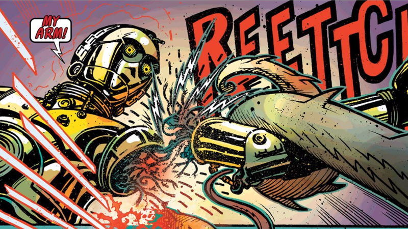 Illustration for article titled La verdadera razón de por qué el brazo de C-3PO era rojo en Star Wars: The Force Awakens